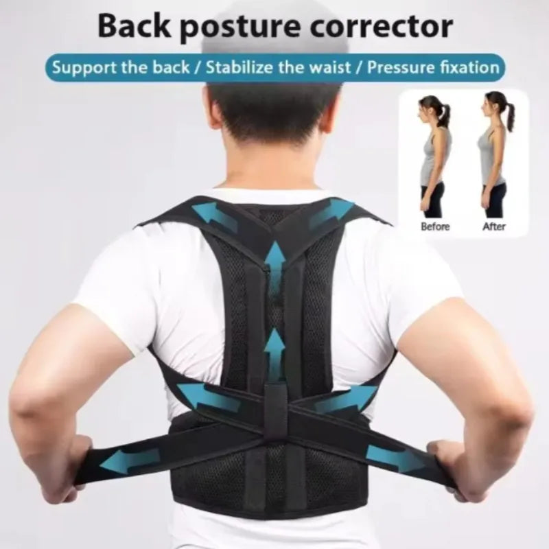 Adjustable Back Posture Corrector Brace For Support