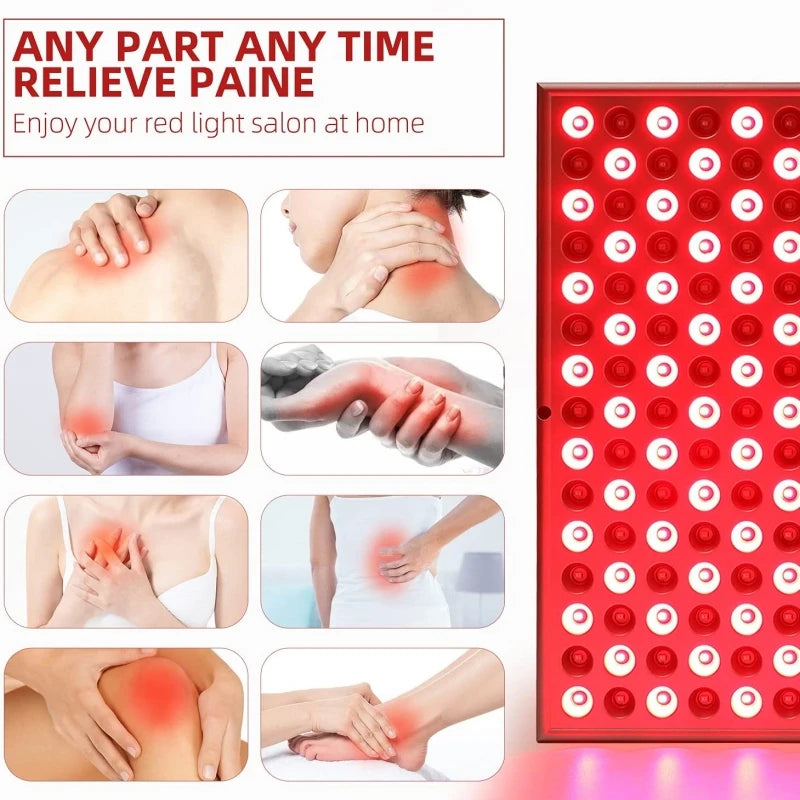 Red Light Therapy Panel Lamp – 225 LED Skin & Pain Relief