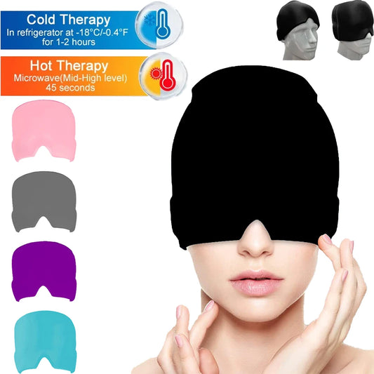 Gel Headache And Migraine Relief Cap – Hot Cold Therapy