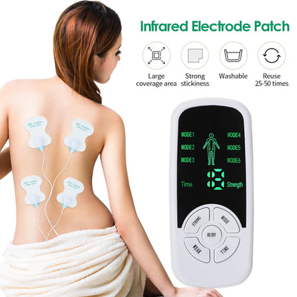 TENS Pulse Massager Device – 6 Modes With LCD Screen