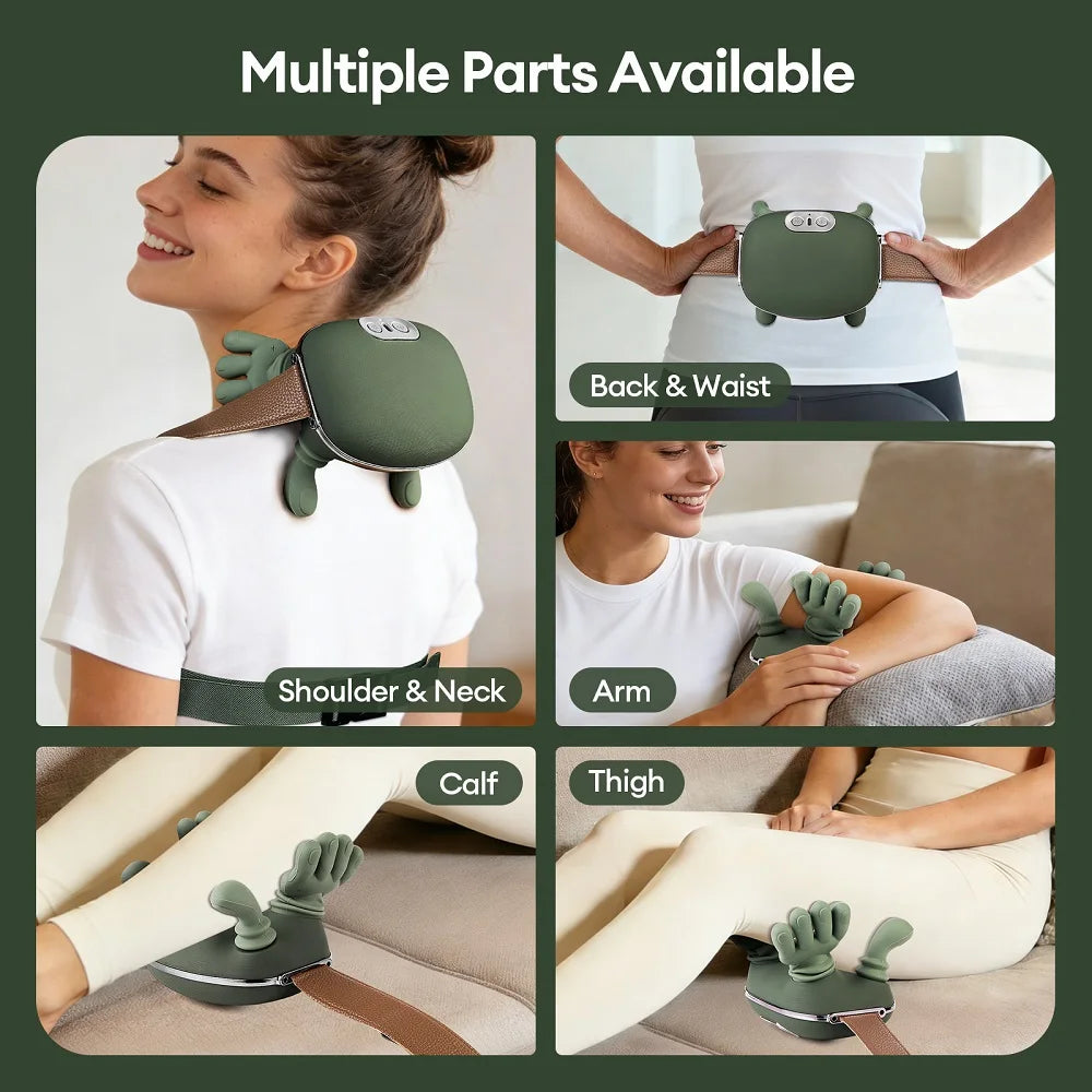 4D Finger Neck And Shoulder Massager – Wireless Relief