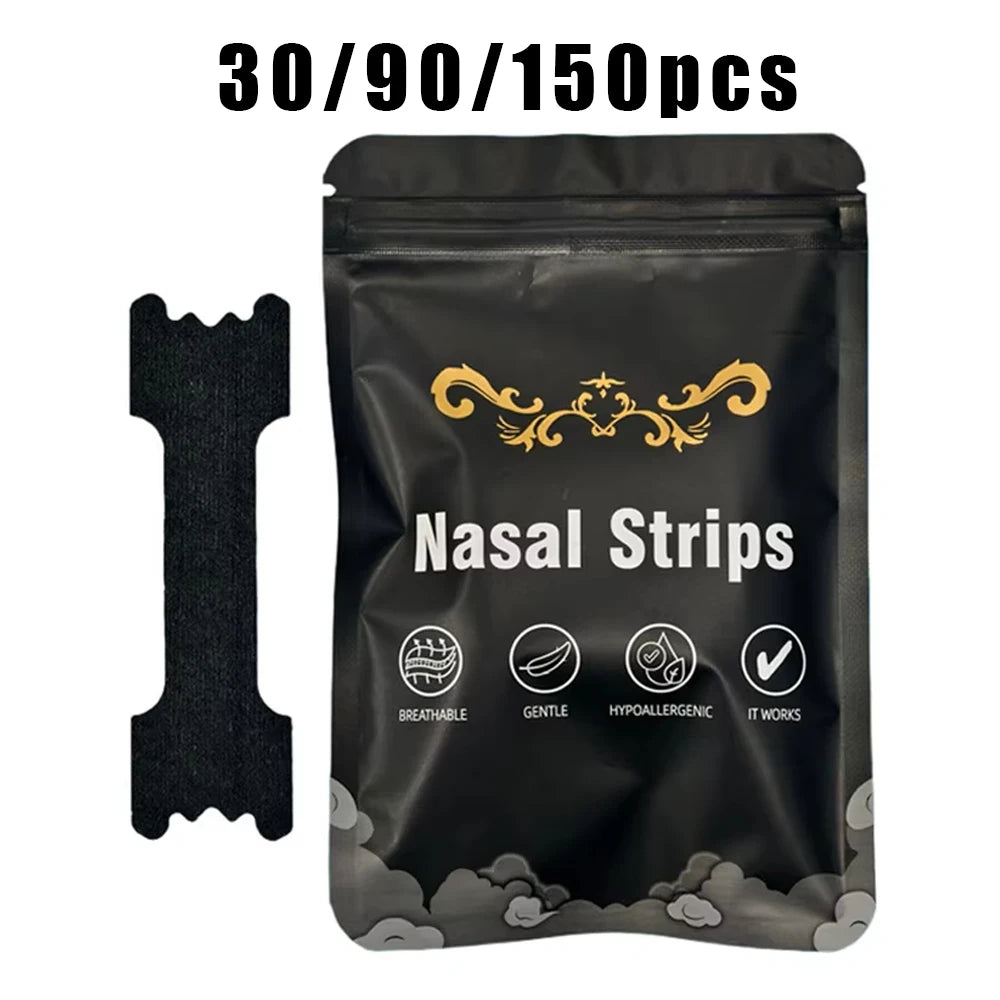Breathable Anti-Snoring Nasal Strips Sleep Support