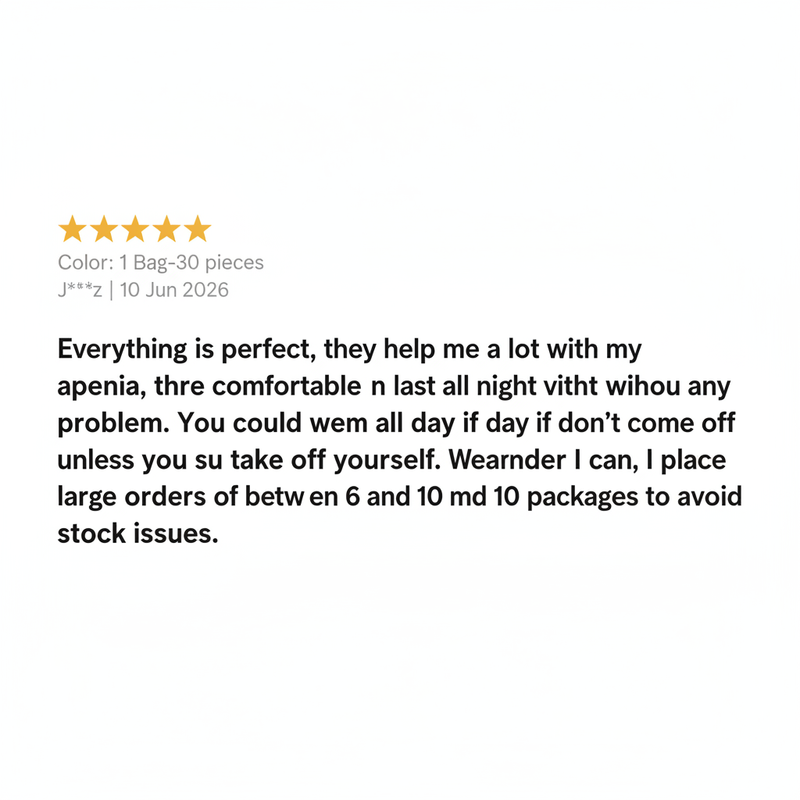 Sleep Review Card